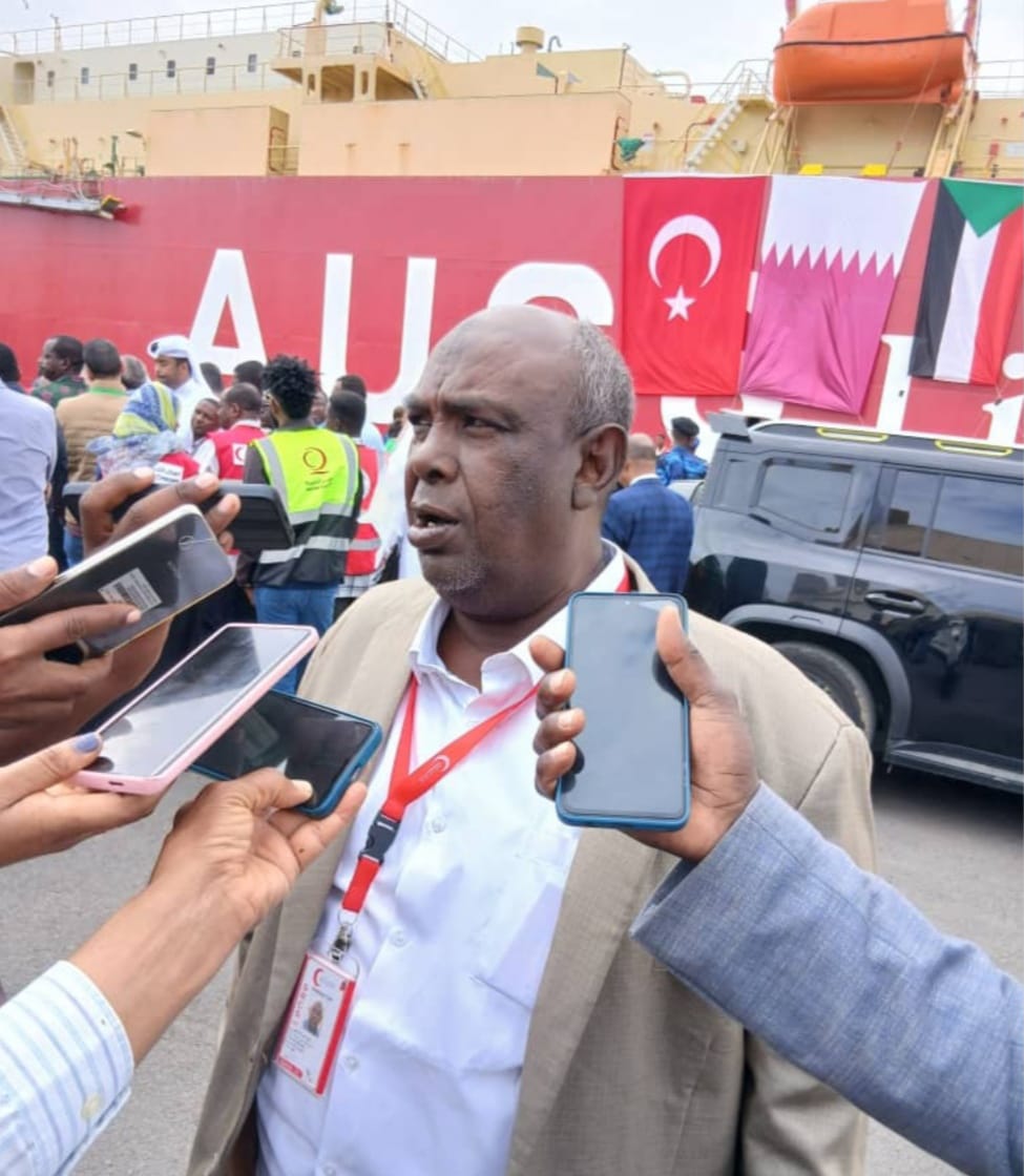 رئيس جمعية الهلال الأحمر لدينا 860 طن من المساعدات إلي 13ولاية 1 IMG 20260120 WA0463